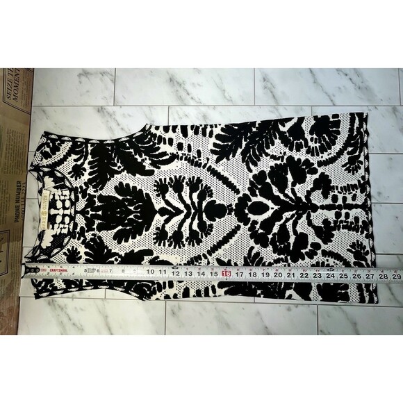 Marie Oliver Melba Mesh Tank Top Obsidian Womens Large Mob Wife Quiet Luxury - Picture 12 of 13